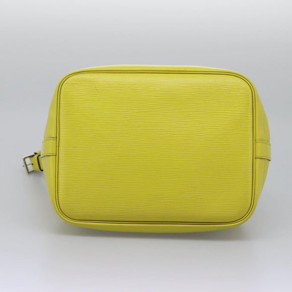 LOUIS VUITTON Epi Petit Noe Shoulder Bag Pistachian M40969 LV Auth MY014