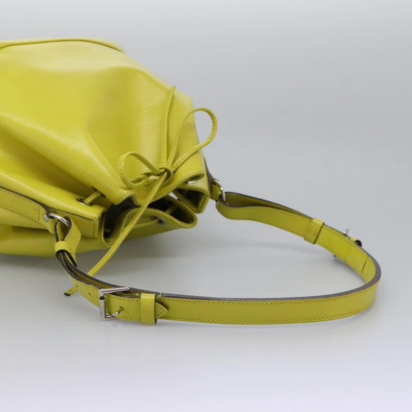 LOUIS VUITTON Epi Petit Noe Shoulder Bag Pistachian M40969 LV Auth MY014