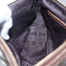 CELINE Shoulder Bag Leather Brown Auth MY023-19