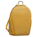 LOUIS VUITTON Epi Mabillon Backpack Yellow M52239 LV Auth MY025-1