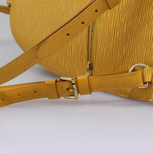 LOUIS VUITTON Epi Mabillon Backpack Yellow M52239 LV Auth MY025