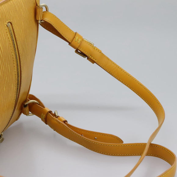 LOUIS VUITTON Epi Mabillon Backpack Yellow M52239 LV Auth MY025