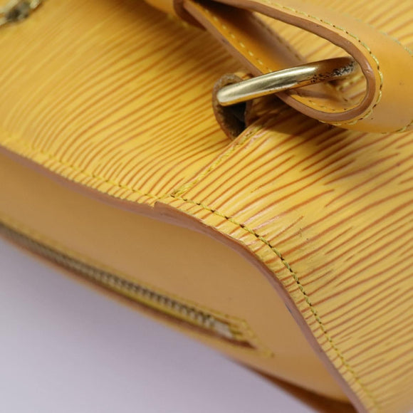 LOUIS VUITTON Epi Mabillon Backpack Yellow M52239 LV Auth MY025