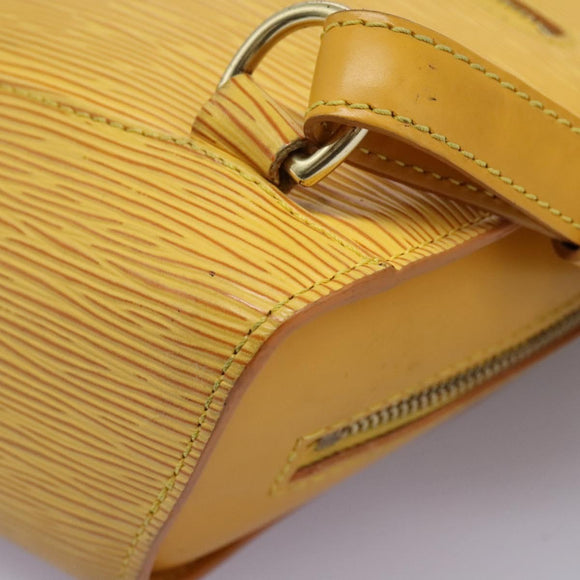 LOUIS VUITTON Epi Mabillon Backpack Yellow M52239 LV Auth MY025