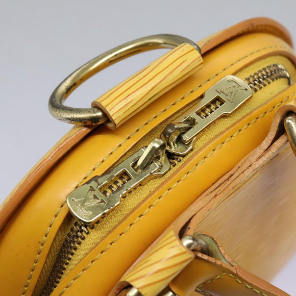 LOUIS VUITTON Epi Mabillon Backpack Yellow M52239 LV Auth MY025