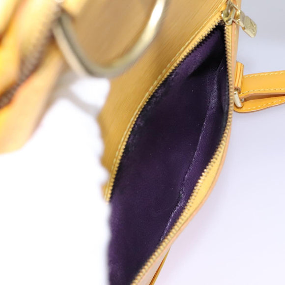 LOUIS VUITTON Epi Mabillon Backpack Yellow M52239 LV Auth MY025