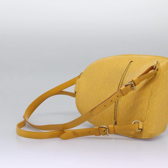 LOUIS VUITTON Epi Mabillon Backpack Yellow M52239 LV Auth MY025