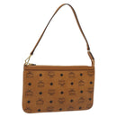 MCM Vicetos Logogram Accessory Pouch PVC Brown Auth MY027-1