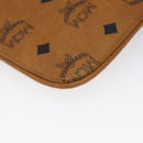 MCM Vicetos Logogram Accessory Pouch PVC Brown Auth MY027-14