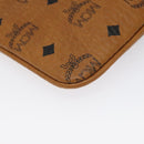 MCM Vicetos Logogram Accessory Pouch PVC Brown Auth MY027-16