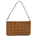 MCM Vicetos Logogram Accessory Pouch PVC Brown Auth MY027-2