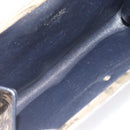 Christian Dior Trotter Canvas Clutch Bag Navy Gold Auth MY031-10