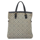 LOUIS VUITTON Monogram Mini Françoise Tote Bag 2way Blue M92208 LV Auth MY037-2