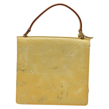 LOUIS VUITTON Monogram Vernis Spring Street Hand Bag Gris M91029 LV Auth MY048 - 0