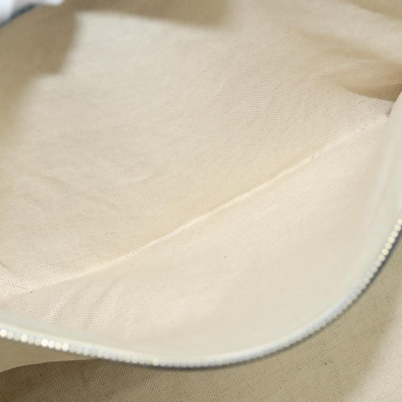 GUCCI Tote Bag Leather Blue Gold 354397 Auth MY051V