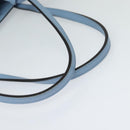 GUCCI Tote Bag Leather Blue Gold 354397 Auth MY051V-7