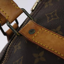 LOUIS VUITTON Monogram Keepall 60 Boston Bag M41422 LV Auth MY055-10