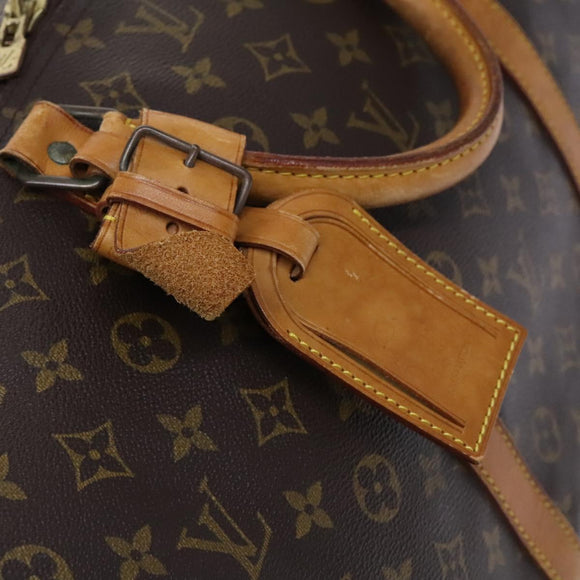 LOUIS VUITTON Monogram Keepall 60 Boston Bag M41422 LV Auth MY055