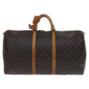 LOUIS VUITTON Monogram Keepall 60 Boston Bag M41422 LV Auth MY055-13