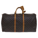 LOUIS VUITTON Monogram Keepall 60 Boston Bag M41422 LV Auth MY055-2