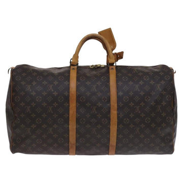 LOUIS VUITTON Monogram Keepall 60 Boston Bag M41422 LV Auth MY055 - 0