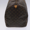 LOUIS VUITTON Monogram Keepall 60 Boston Bag M41422 LV Auth MY055-3