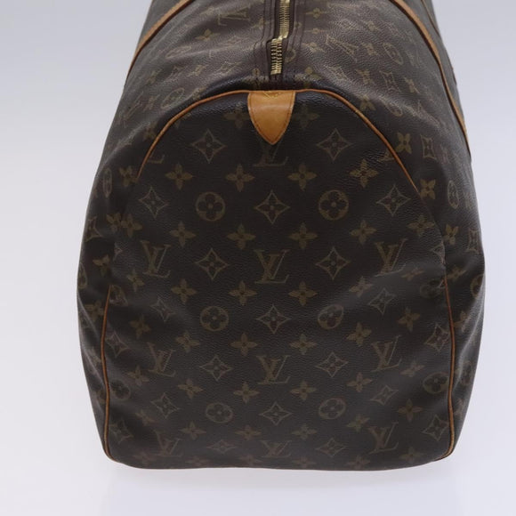 LOUIS VUITTON Monogram Keepall 60 Boston Bag M41422 LV Auth MY055