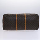 LOUIS VUITTON Monogram Keepall 60 Boston Bag M41422 LV Auth MY055-5