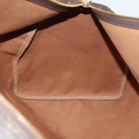 LOUIS VUITTON Monogram Keepall 55 Boston Bag M41424 LV Auth MY056