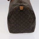 LOUIS VUITTON Monogram Keepall 55 Boston Bag M41424 LV Auth MY056-3