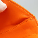 CELINE Triangle Shoulder Bag Leather Orange Auth MY058AM-11