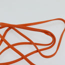 CELINE Triangle Shoulder Bag Leather Orange Auth MY058AM-8