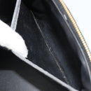 CHANEL Vanity Hand Bag Patent leather 2way Black Gold CC Auth MY059-30