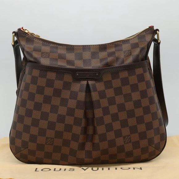 LOUIS VUITTON Damier Ebene Bloomsbury PM Shoulder Bag N42251 LV Auth MY060V