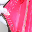 LOUIS VUITTON Monogram Graffiti Zippy Wallet Pink M93710 LV Auth MY064V-19