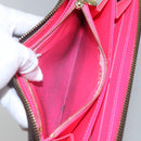 LOUIS VUITTON Monogram Graffiti Zippy Wallet Pink M93710 LV Auth MY064V-10
