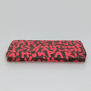 LOUIS VUITTON Monogram Graffiti Zippy Wallet Pink M93710 LV Auth MY064V-6