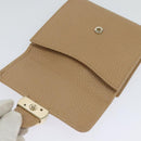 GUCCI Wallet Leather Outlet Beige Gold 615525 Auth MY069V-7