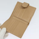 GUCCI Wallet Leather Outlet Beige Gold 615525 Auth MY069V-9
