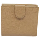 GUCCI Wallet Leather Outlet Beige Gold 615525 Auth MY069V-2