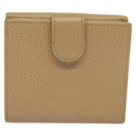 GUCCI Wallet Leather Outlet Beige Gold 615525 Auth MY069V - 0