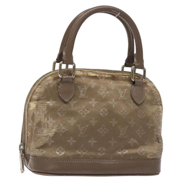 LOUIS VUITTON Monogram Satin Little Alma Hand Bag Gray M92147 LV Auth MY080