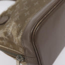 LOUIS VUITTON Monogram Satin Little Alma Hand Bag Gray M92147 LV Auth MY080-11