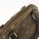 LOUIS VUITTON Monogram Satin Little Alma Hand Bag Gray M92147 LV Auth MY080-15