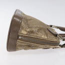 LOUIS VUITTON Monogram Satin Little Alma Hand Bag Gray M92147 LV Auth MY080-4