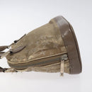 LOUIS VUITTON Monogram Satin Little Alma Hand Bag Gray M92147 LV Auth MY080-5