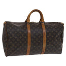 LOUIS VUITTON Monogram Keepall 50 Boston Bag M41426 LV Auth MY083-1