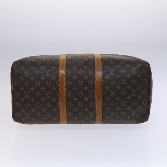 LOUIS VUITTON Monogram Keepall 50 Boston Bag M41426 LV Auth MY083