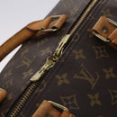 LOUIS VUITTON Monogram Keepall 55 Boston Bag M41424 LV Auth MY084-10