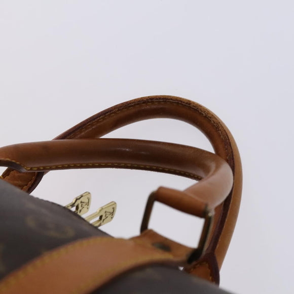 LOUIS VUITTON Monogram Keepall 55 Boston Bag M41424 LV Auth MY084